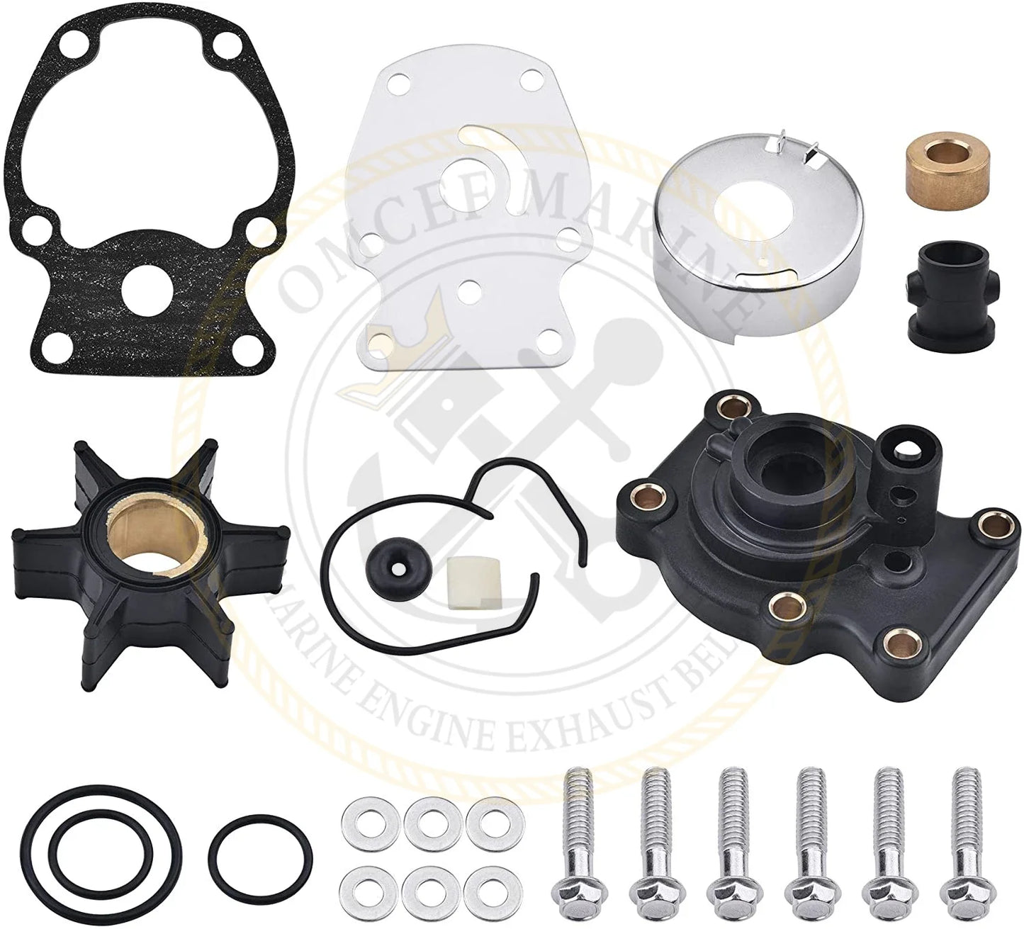 Water Pump Impeller Kit for Evinrude Johnson 20-35 HP Outboards