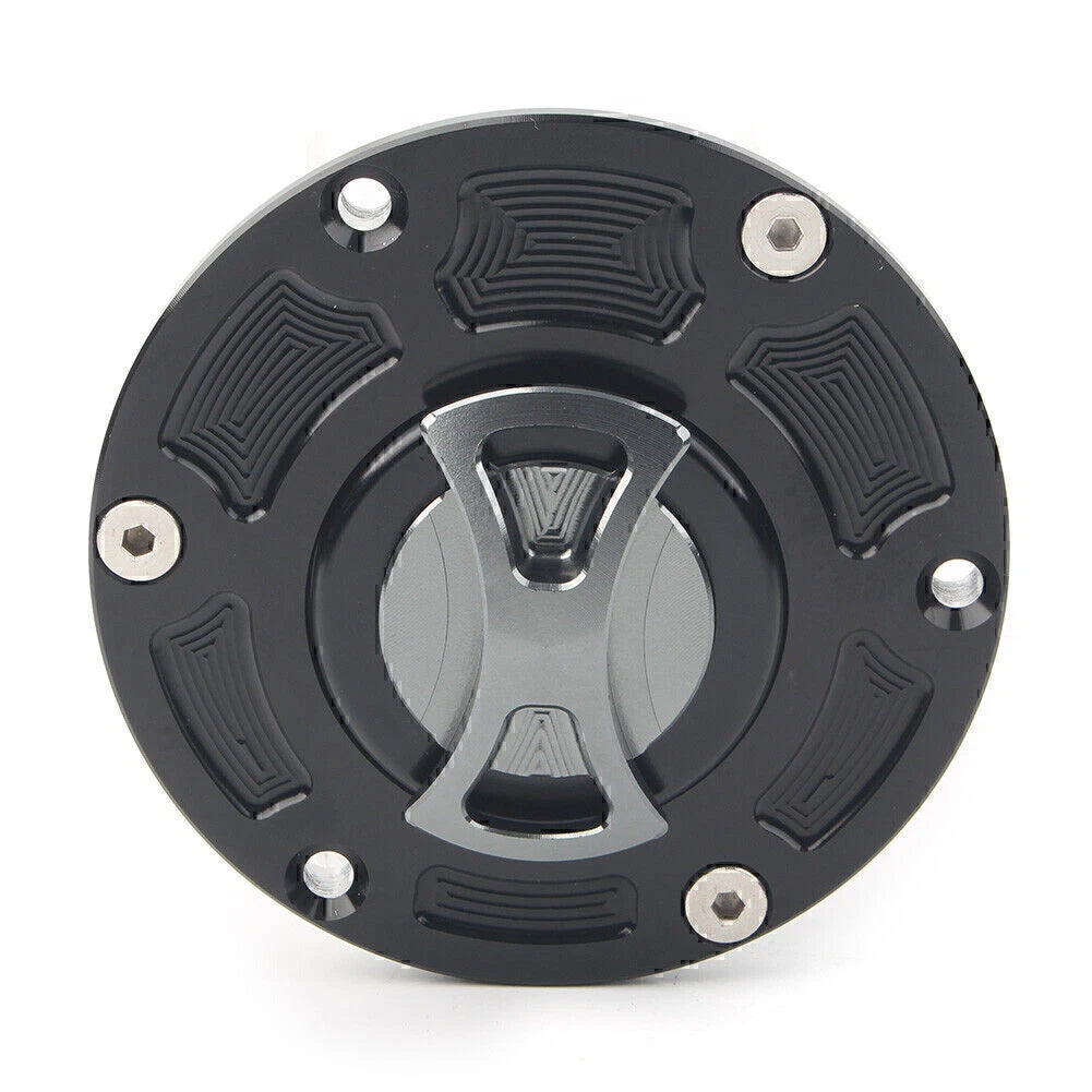 Aluminum Fuel Gas Tank Cap Cover for Kawasaki Ninja 250R EX250 EX300 (2013-2014)