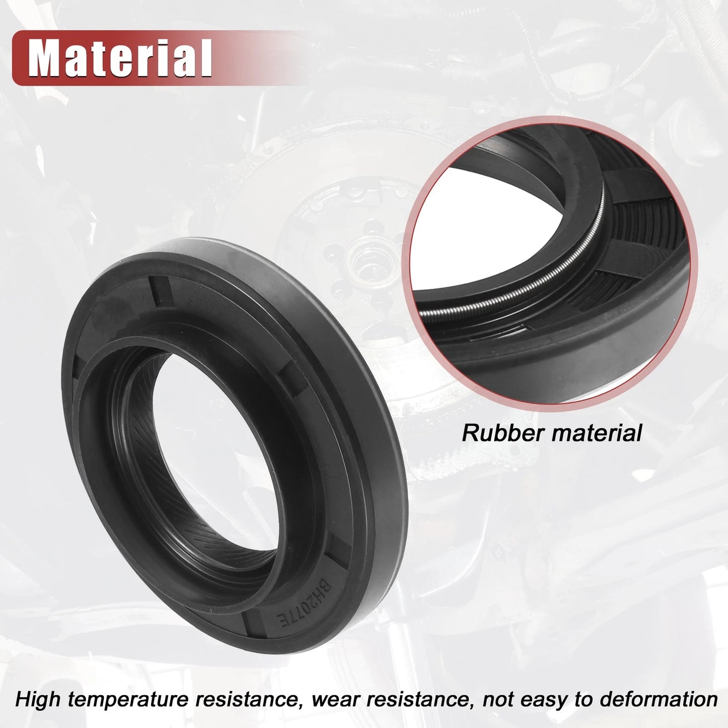 2 x Crankshaft Seal Output Shaft Seal for Toyota Corolla (1995–2002)