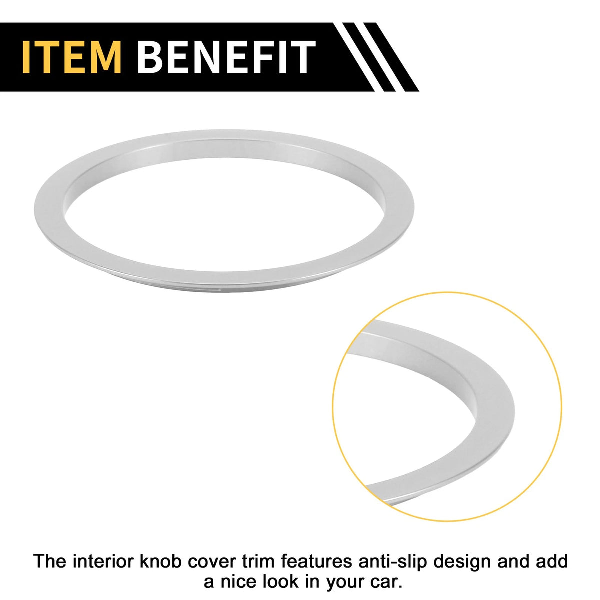 AC Vent Dashboard Decoration Rings 1 x Set for Toyota Tacoma (2016-2023)