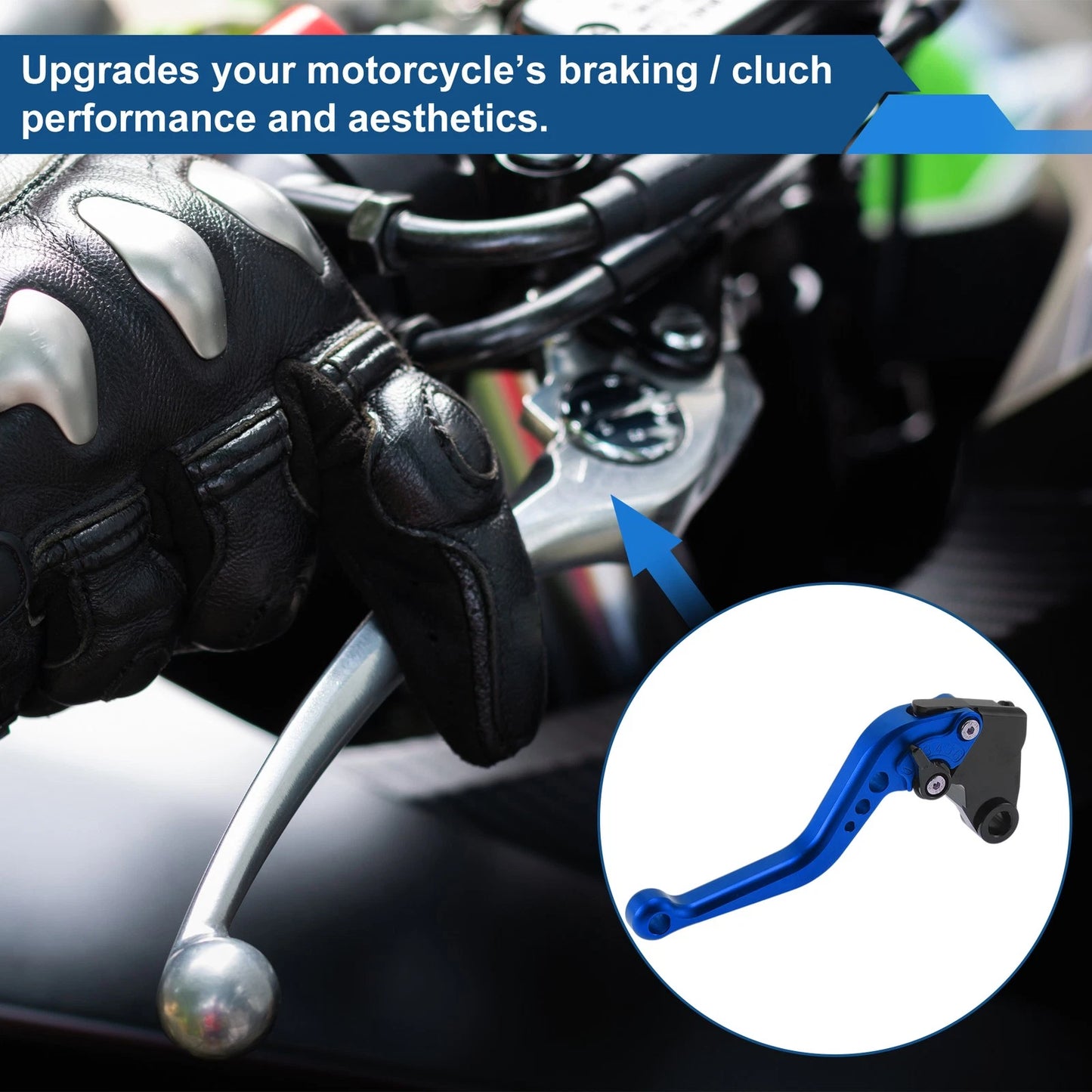 Levers / Adjustable Short Brake Clutch Levers for Kawasaki Z750 (2007–2012)