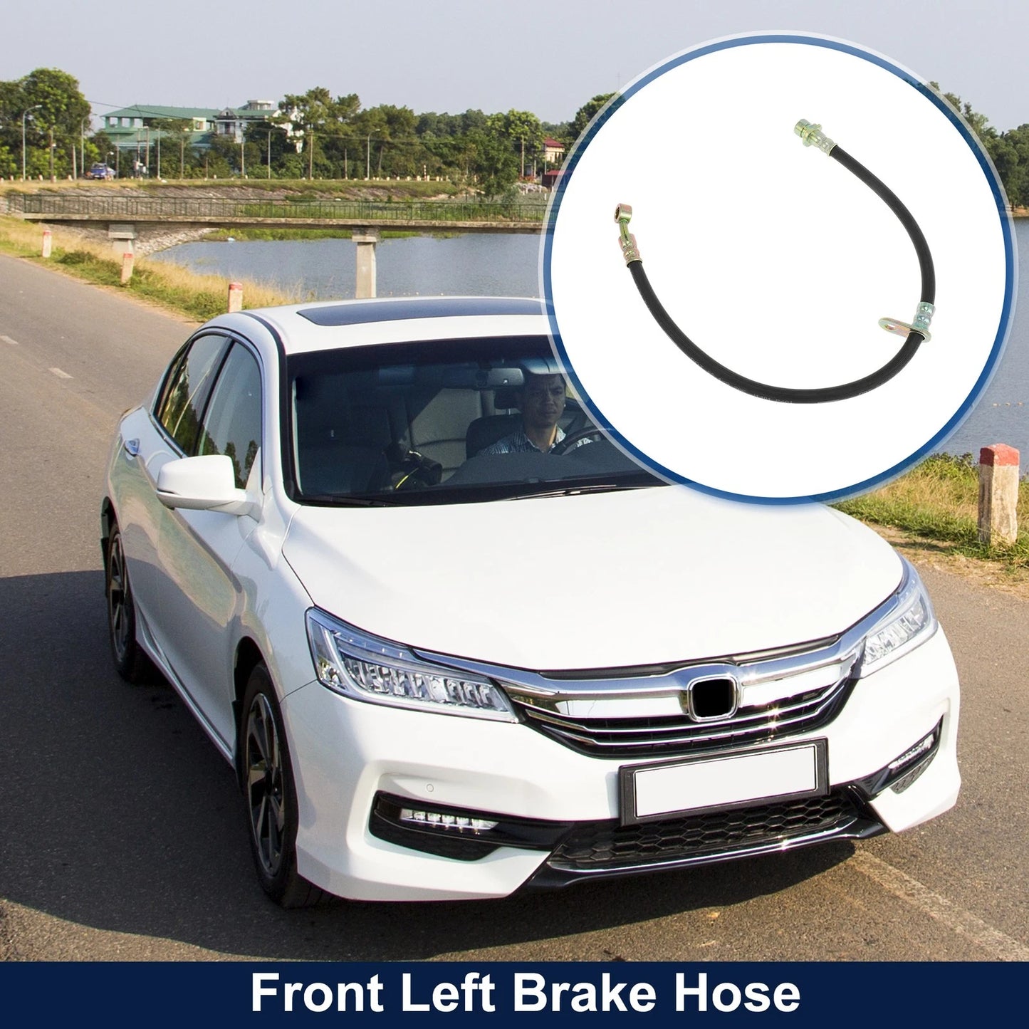 Front Left Brake Hose for Honda Accord (2013-2017)