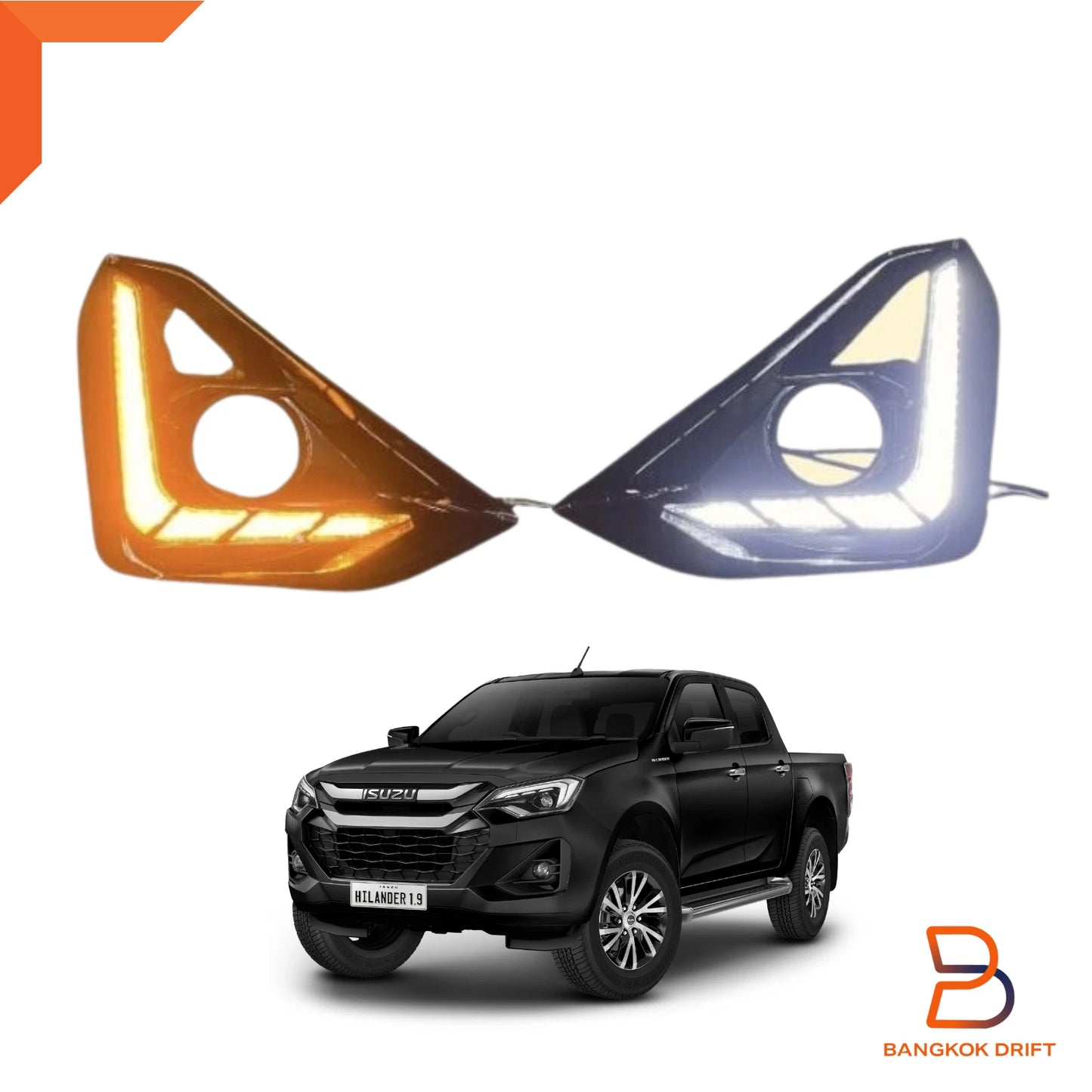 LED Fog Lamp Trim for Isuzu D-Max X-Terrain (2024-2025)