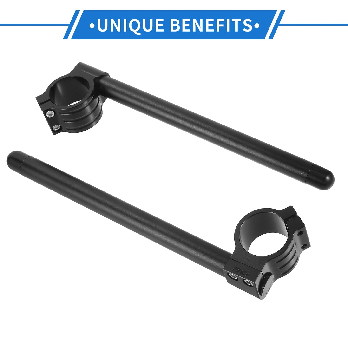 Pair / 1 Pair / Motorcycle Handlebar 43mm for ATV Aluminum Alloy Black