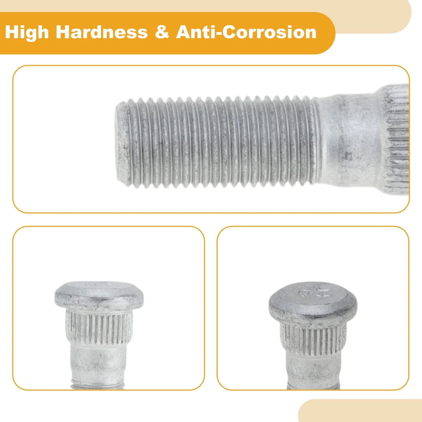 M12x1.25 Wheel Lug Studs for Toyota 86 (2013-2025) - 5 Pcs
