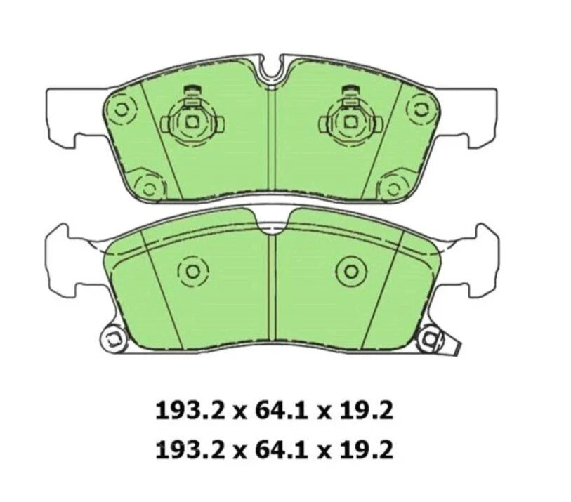 Front Brake Caliper Hardware for Jeep Grand Cherokee