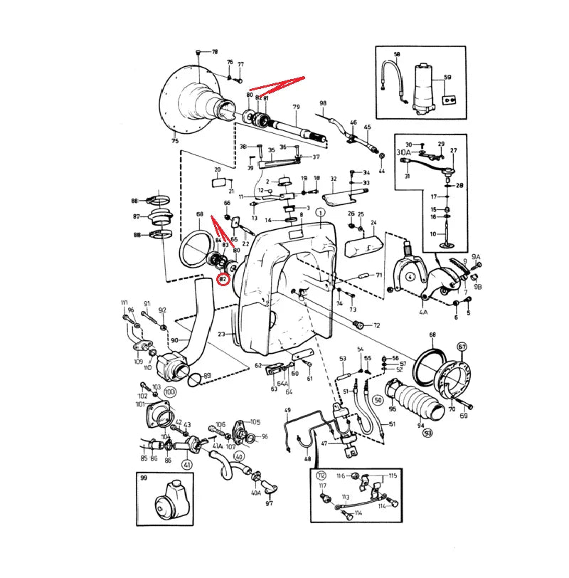Flywheel Repair Kit for Volvo Penta V6/V8 SP/DP (110-300HP)