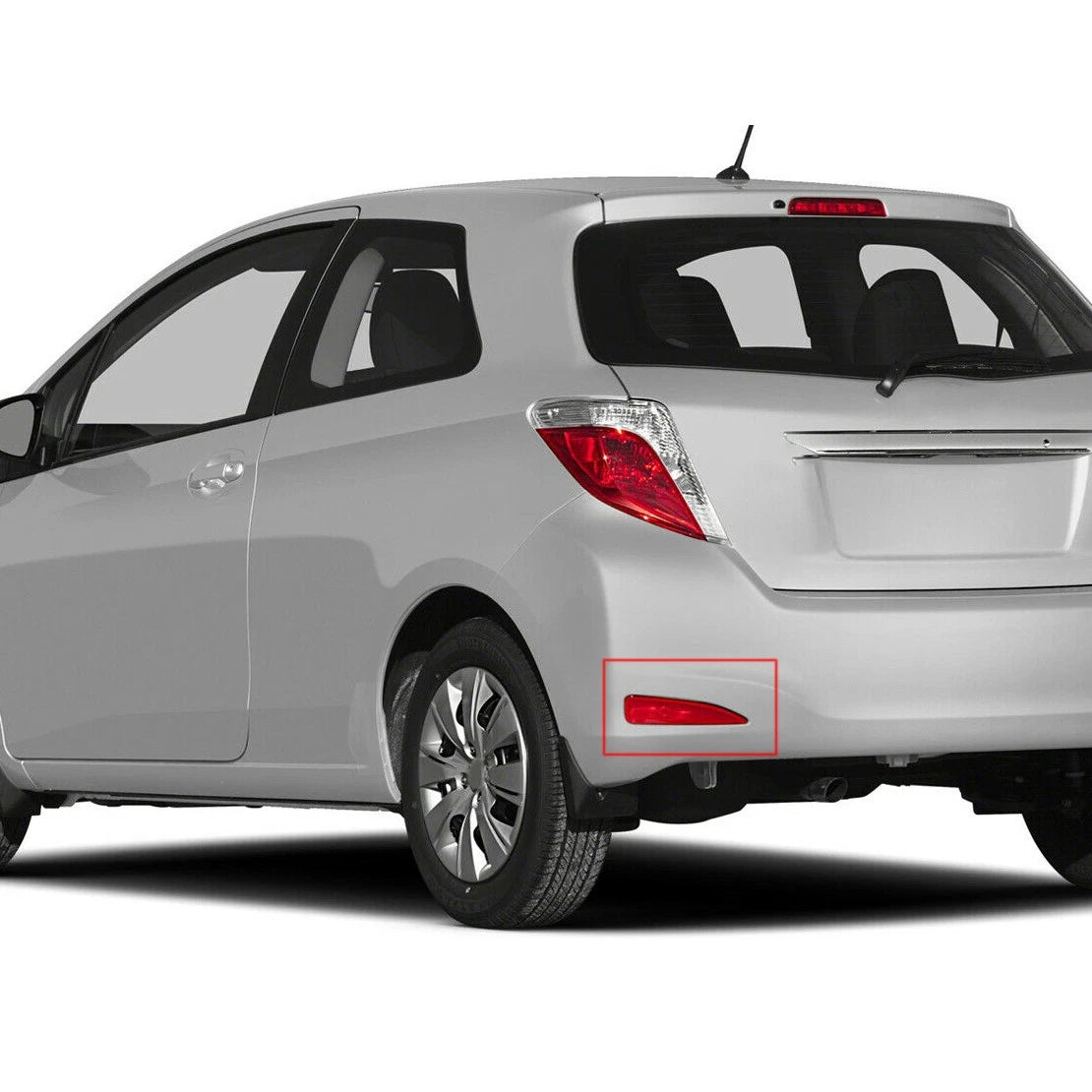Left Rear Bumper Reflector for Toyota Yaris (2012-2014)