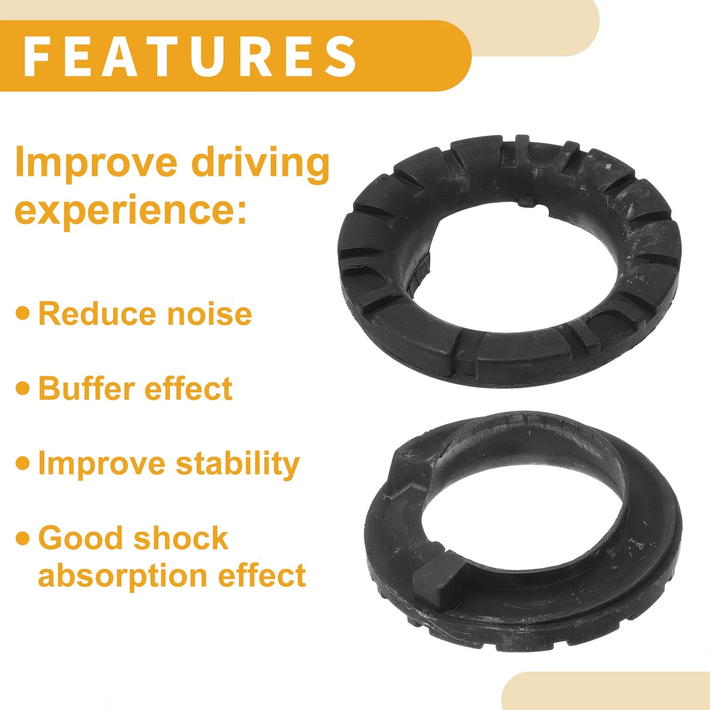 Coil Spring Insulators for BMW 530e (2018-2022) Rubber 1 Pc