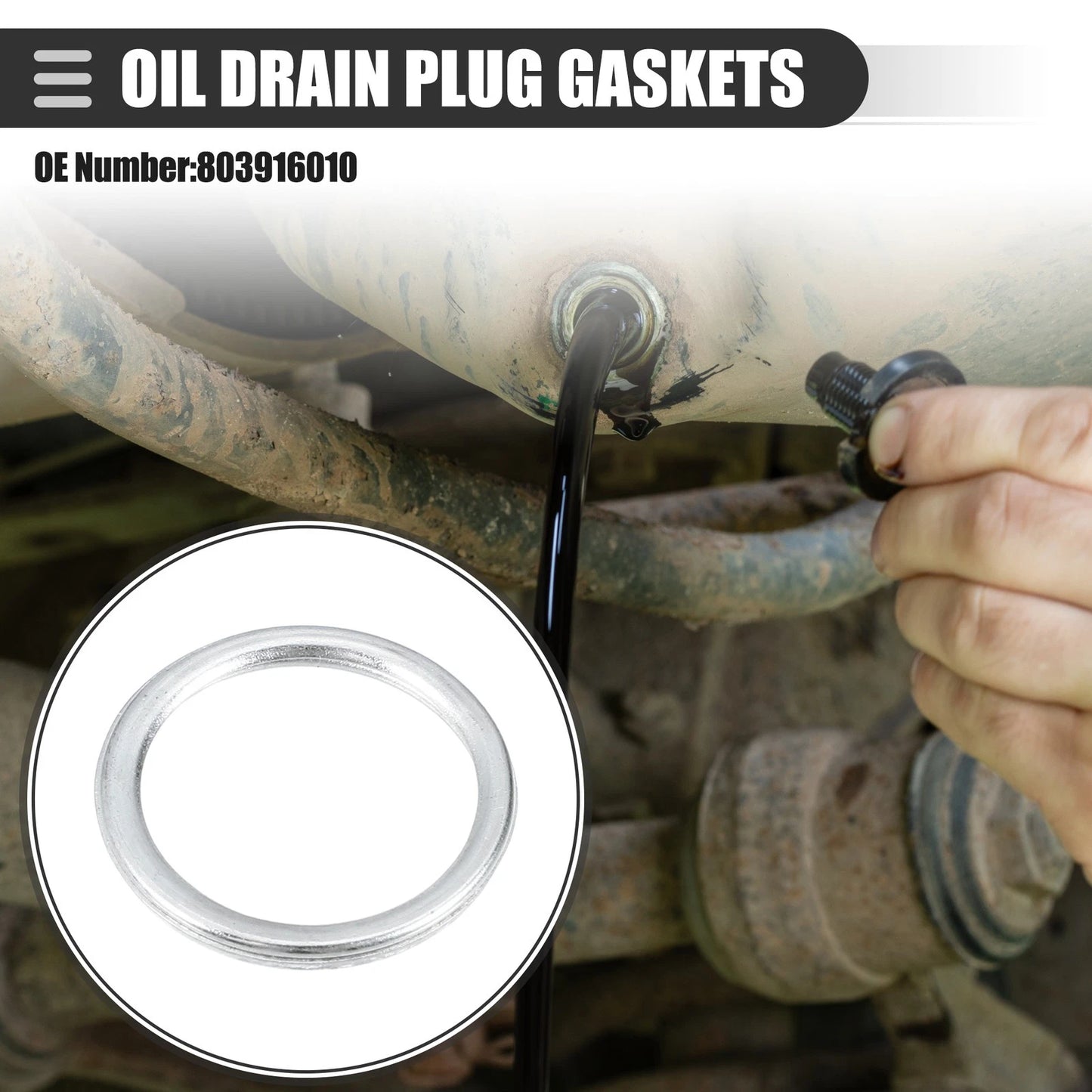 20 x Car Oil Drain Plug Gaskets for Subaru BRZ (2013-2020)