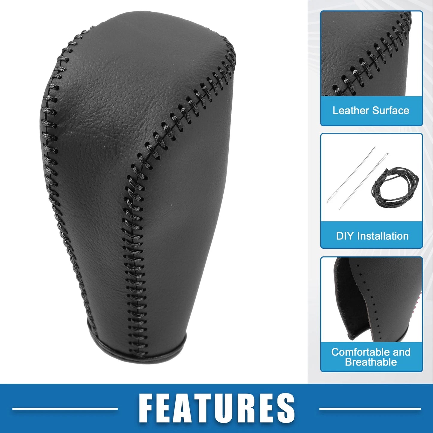 Gear Shifting Knob & Hand Brake Cover Set for Toyota Corolla (2014-2018)