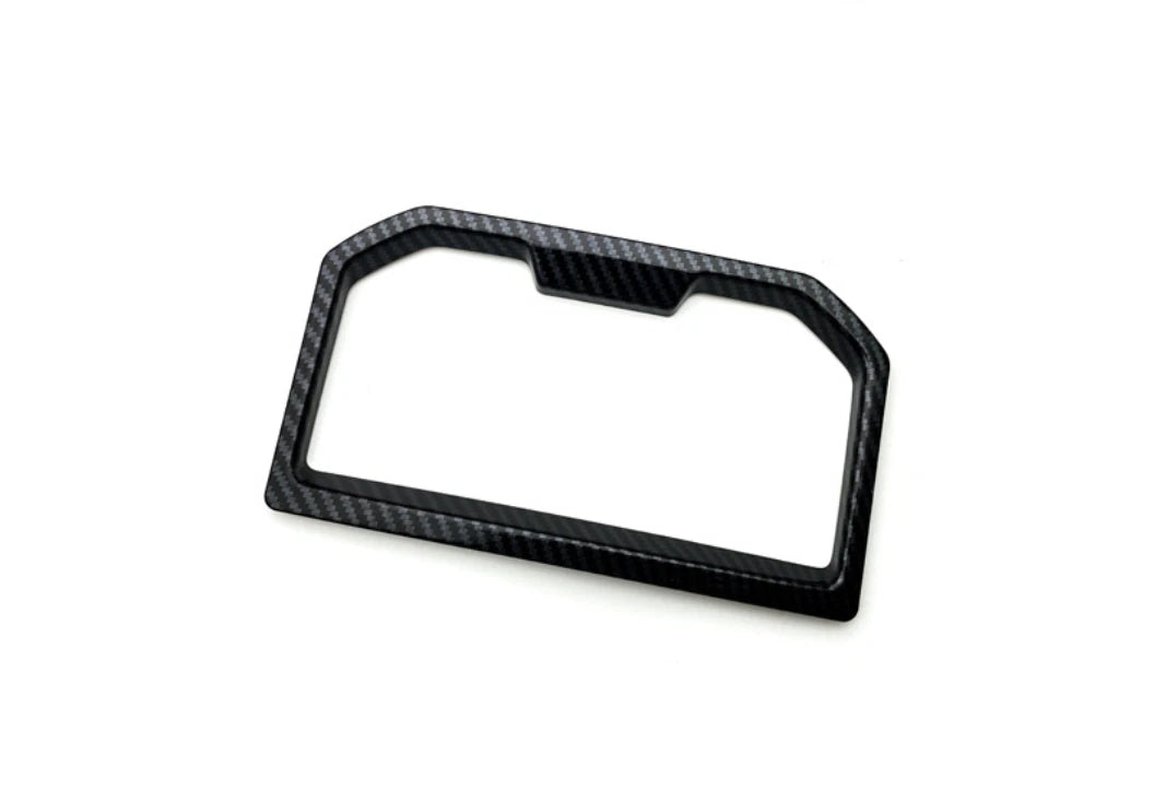 Carbon Fiber Rear Water Cup Holder Frame Cover for 2024-2025 Toyota Tacoma
