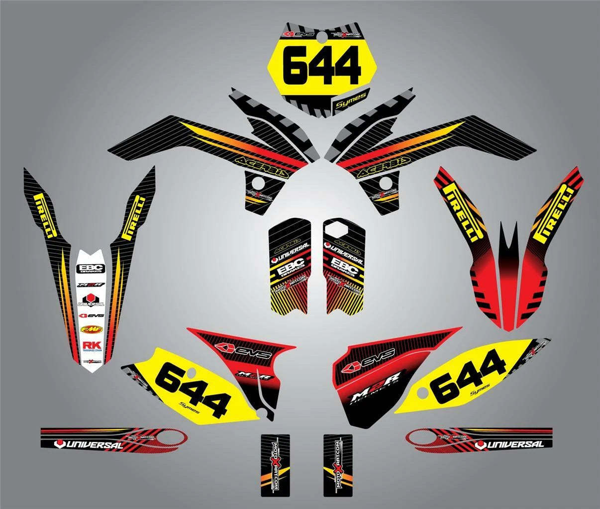 Full Custom Graphic Kit for Honda CRF 250 (2010-2013)