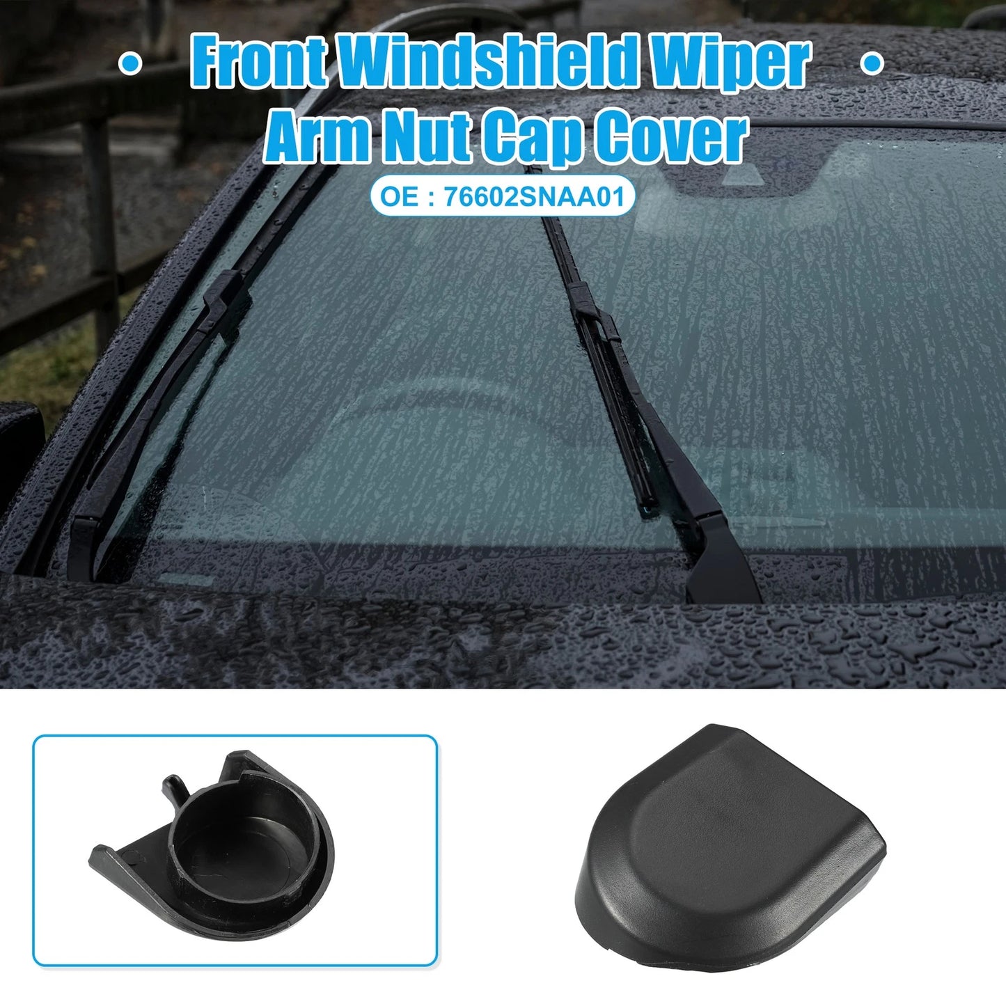 Wiper Arm Nut Cap for Honda Civic 2006-2011 (2 x)