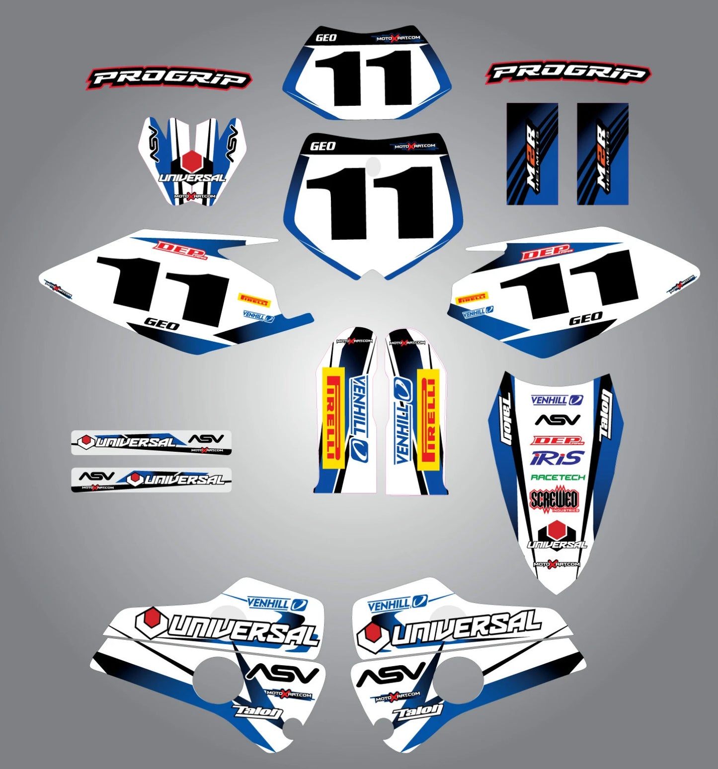Custom Graphic Kit - STORM for Husaberg 2000-2005 Stickers/Decals