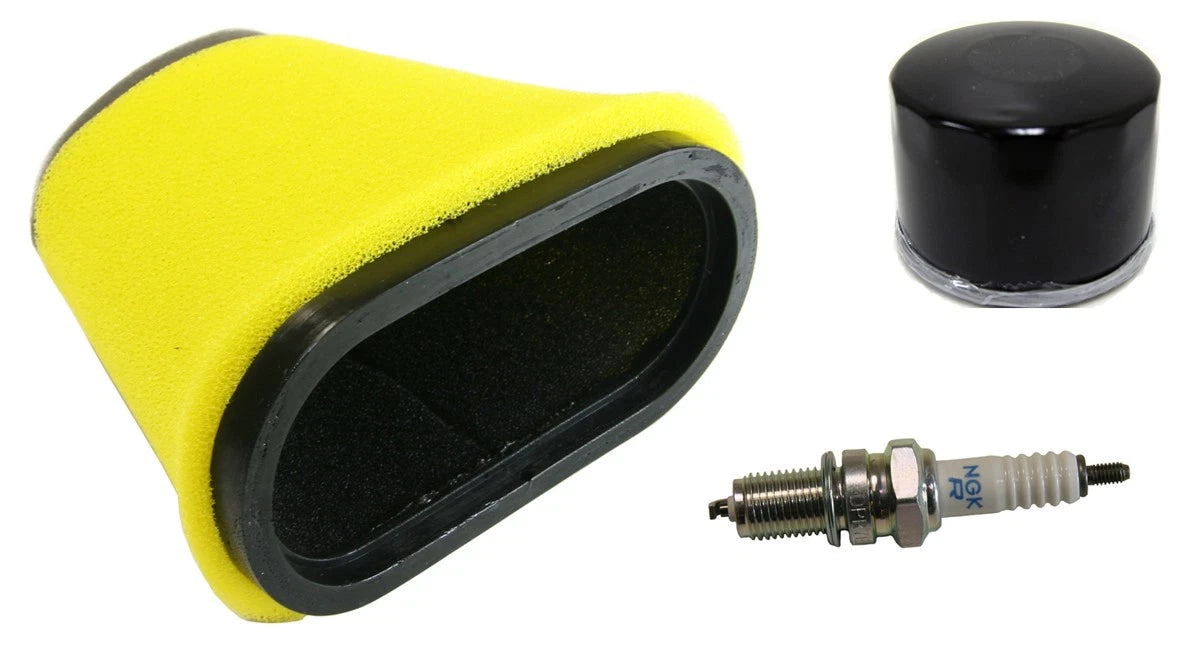 3x Air Filter,Oil Filter & Spark Plug for Yamaha Raptor 660 YFM660R (2001–2005)