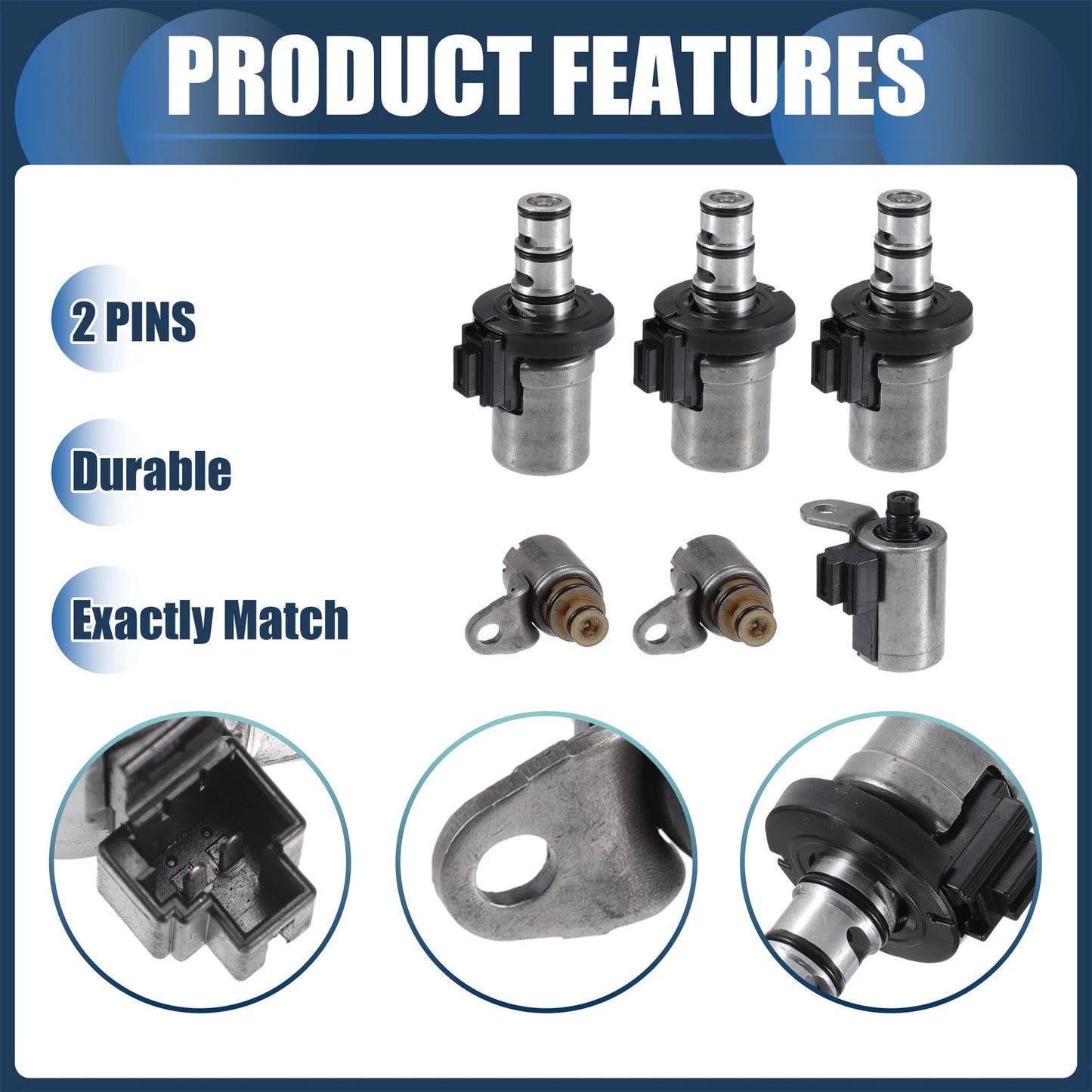 Transmission Solenoid Set for Mazda CX-7, Ford Focus (2000-2012, 2012)