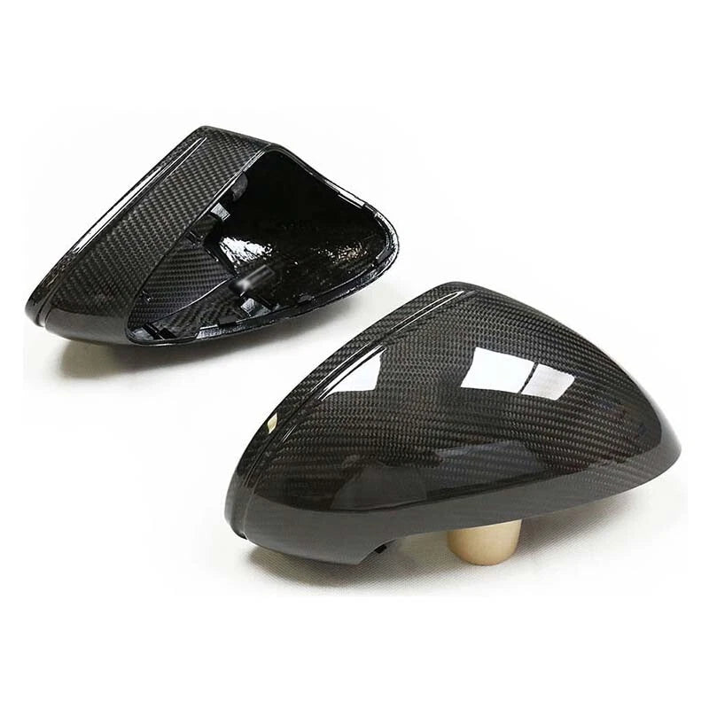 Real Carbon Fiber Mirror Cover Trim Fit For Porsche 991 911 981 Boxster Cayman