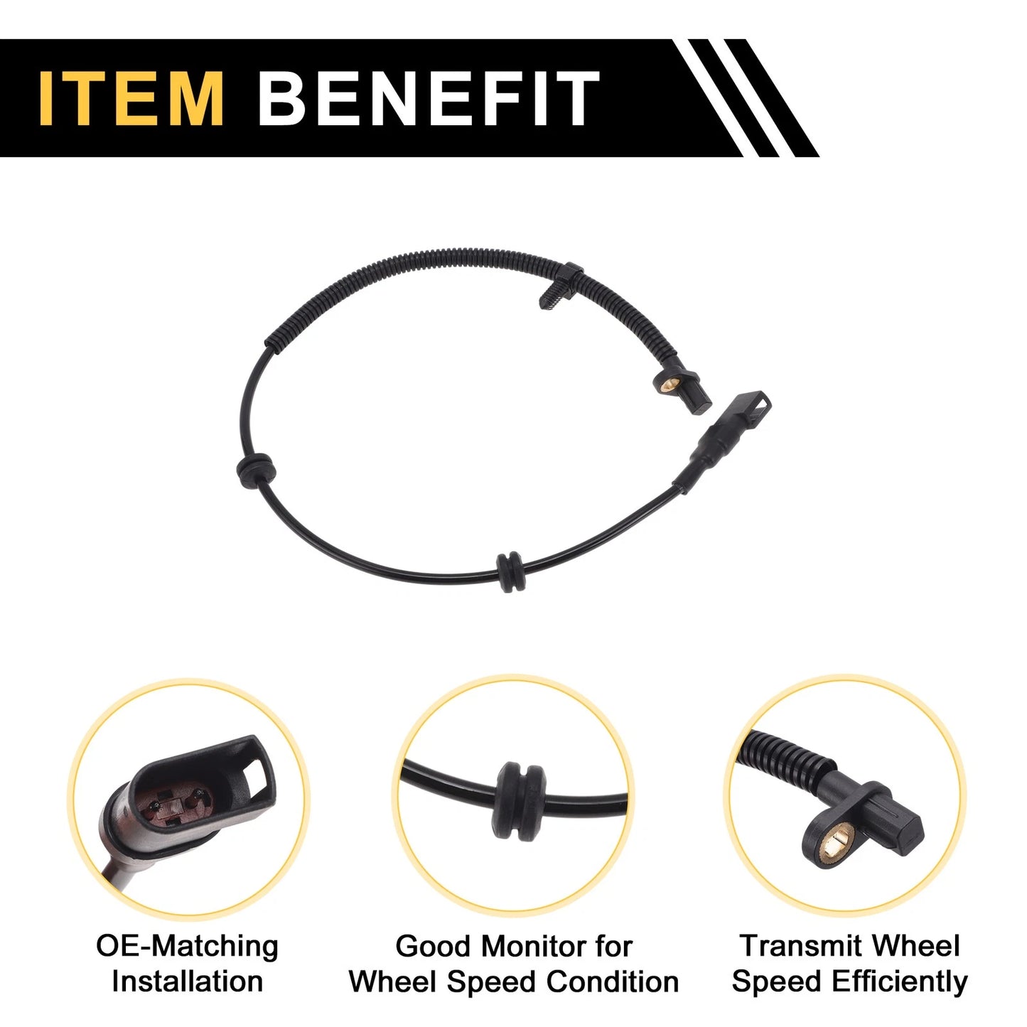 ABS Wheel Speed Sensor for Ford Focus (98-11) 1 x Left/Right Rear