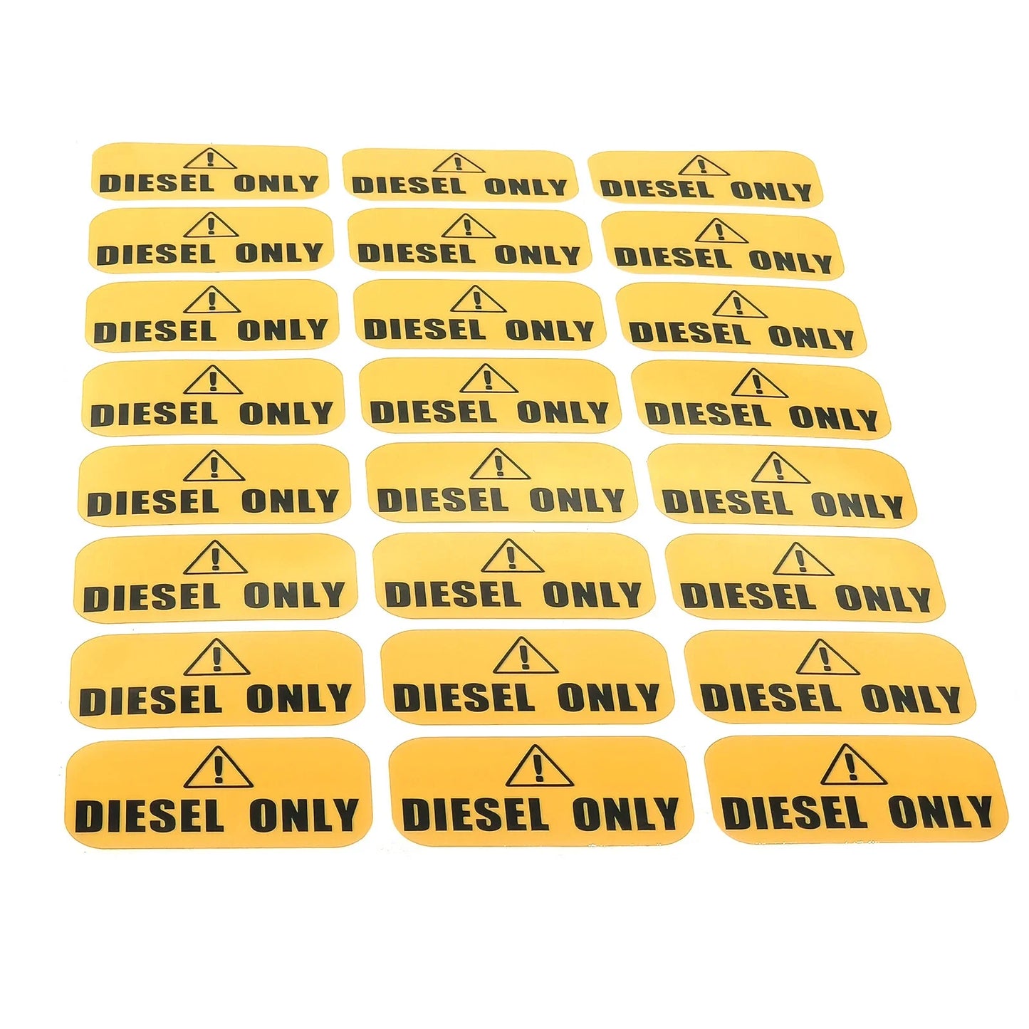 Sticker Set of 24 Self-Adhesive Waterproof Vinyl for Diesel Car/Van