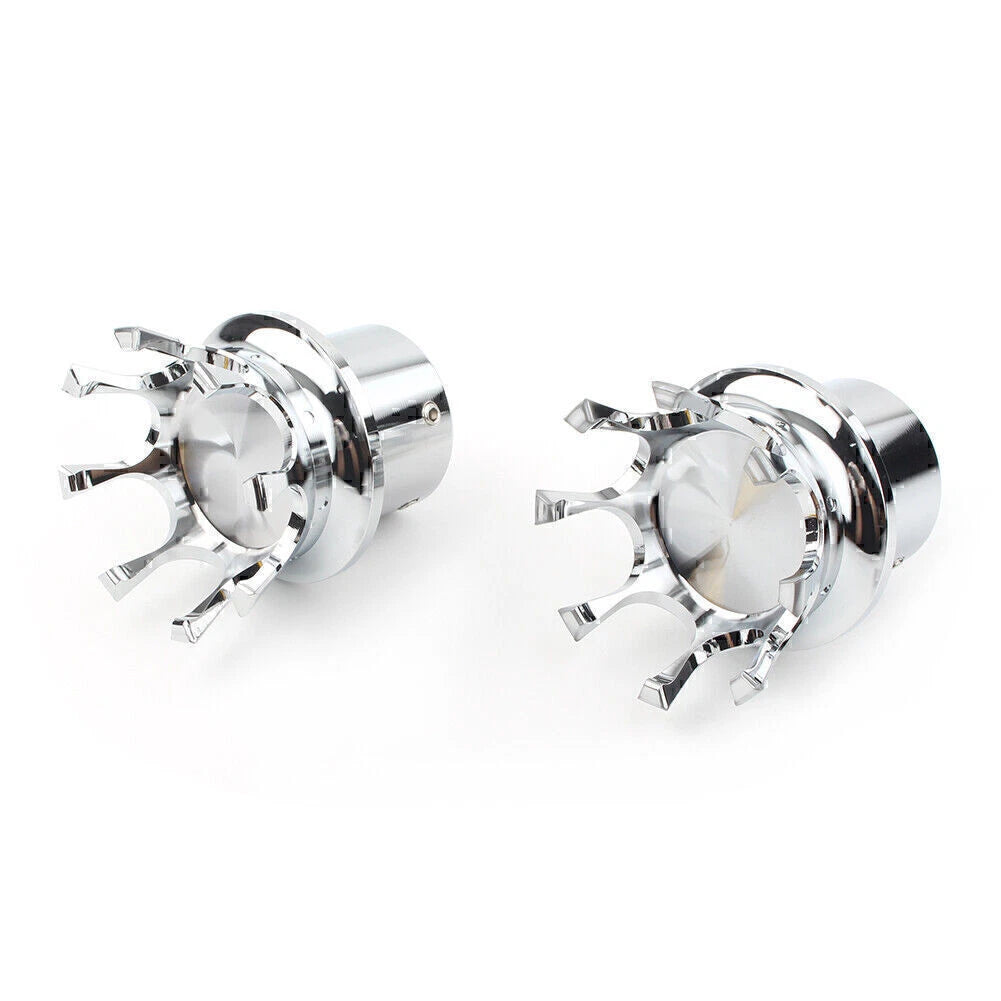 Front Axle Nut Cover Silver Bolt Cap for Harley XL 1200 Dyna Touring (2004-2023)