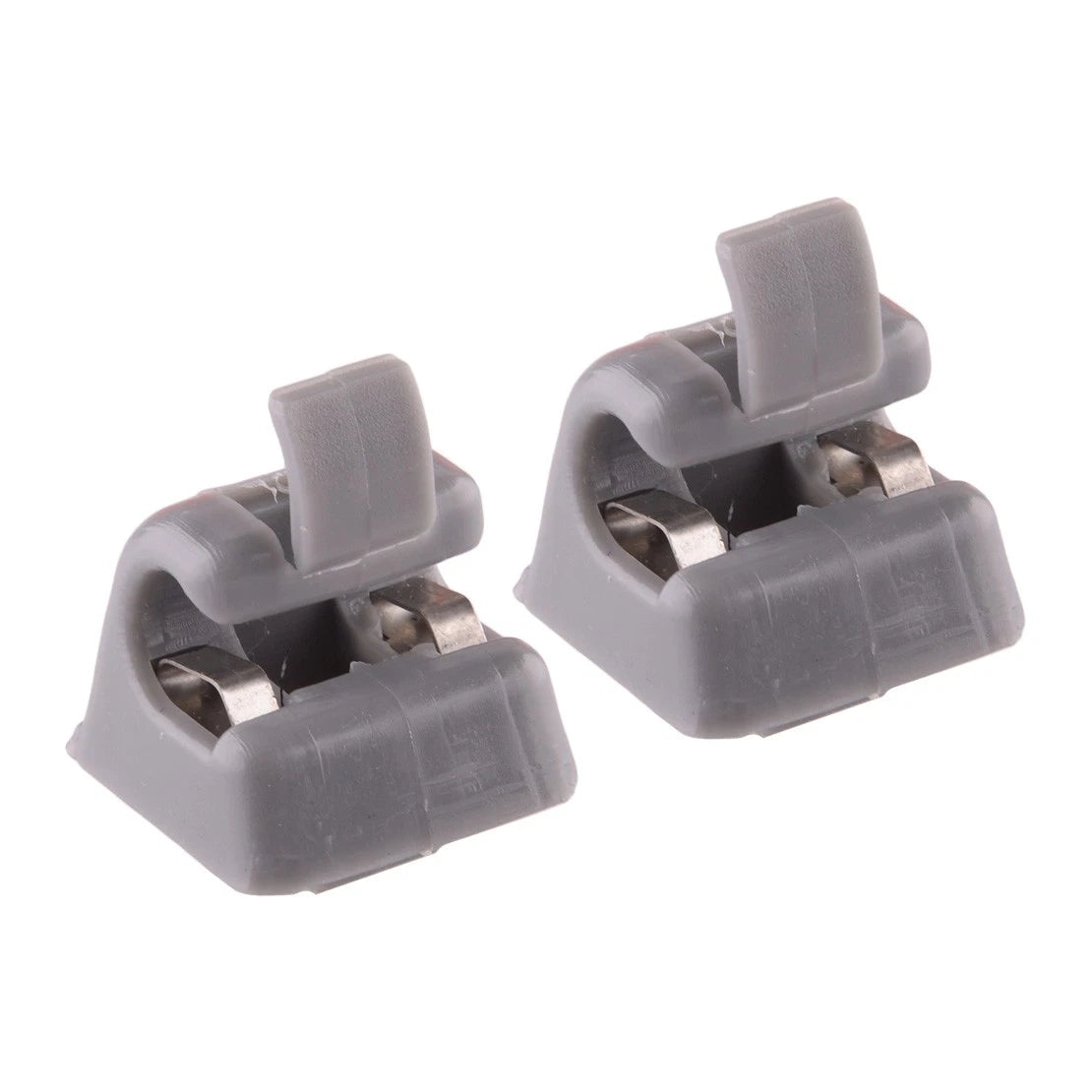 Grey Sun Visor Clips for Mercedes Benz W201 W123 W124 W126 (1982-1996)