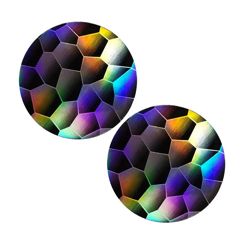 Holographic Cup Holder Insert Coasters for Universal Cars