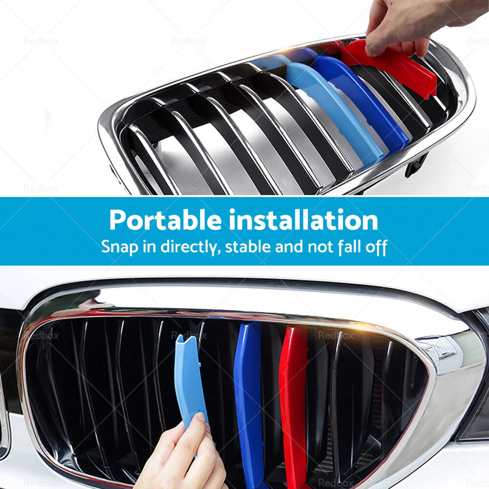 3 x Color Kidney Grill Cover Clips for BMW X5 E70 (2008-2013)