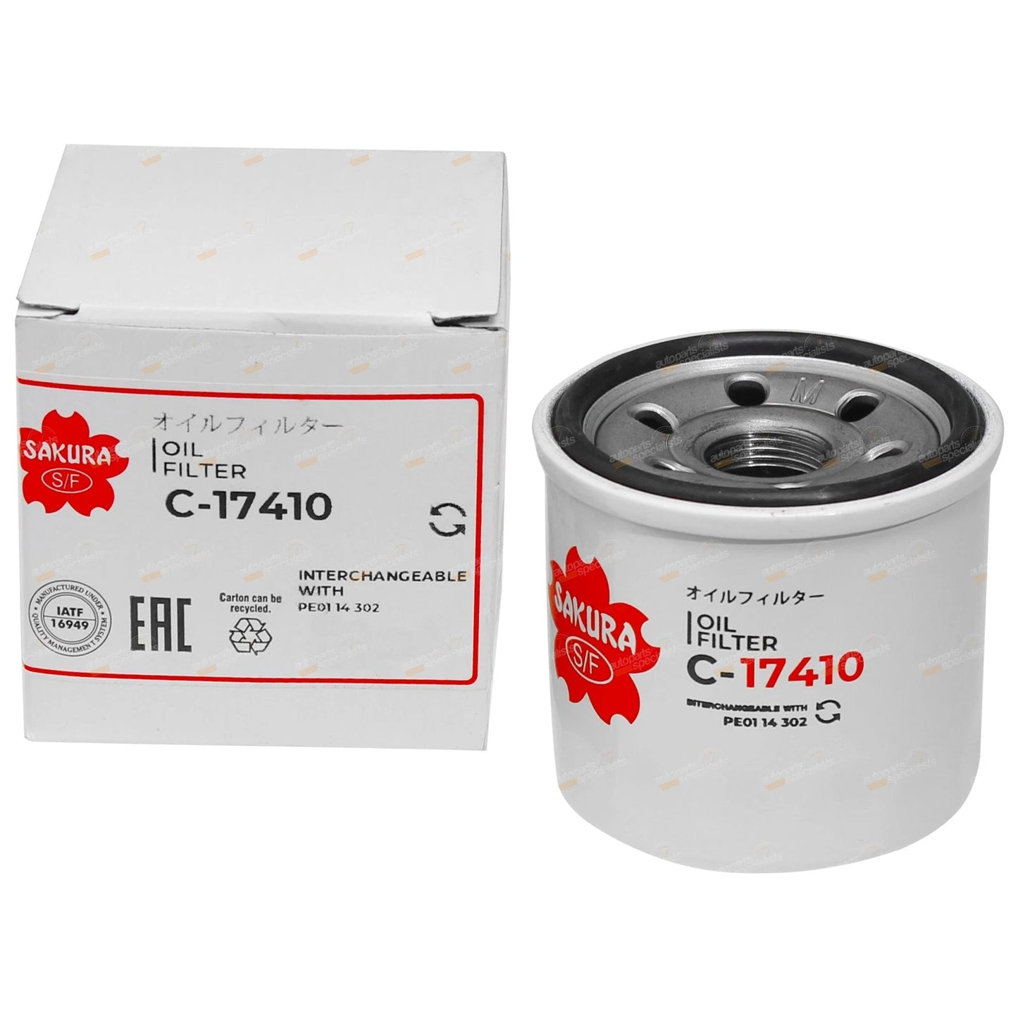Engine Oil Filter for Mazda 3 BL 2.0L 4cyl PE-VPS (2011 - 2014)