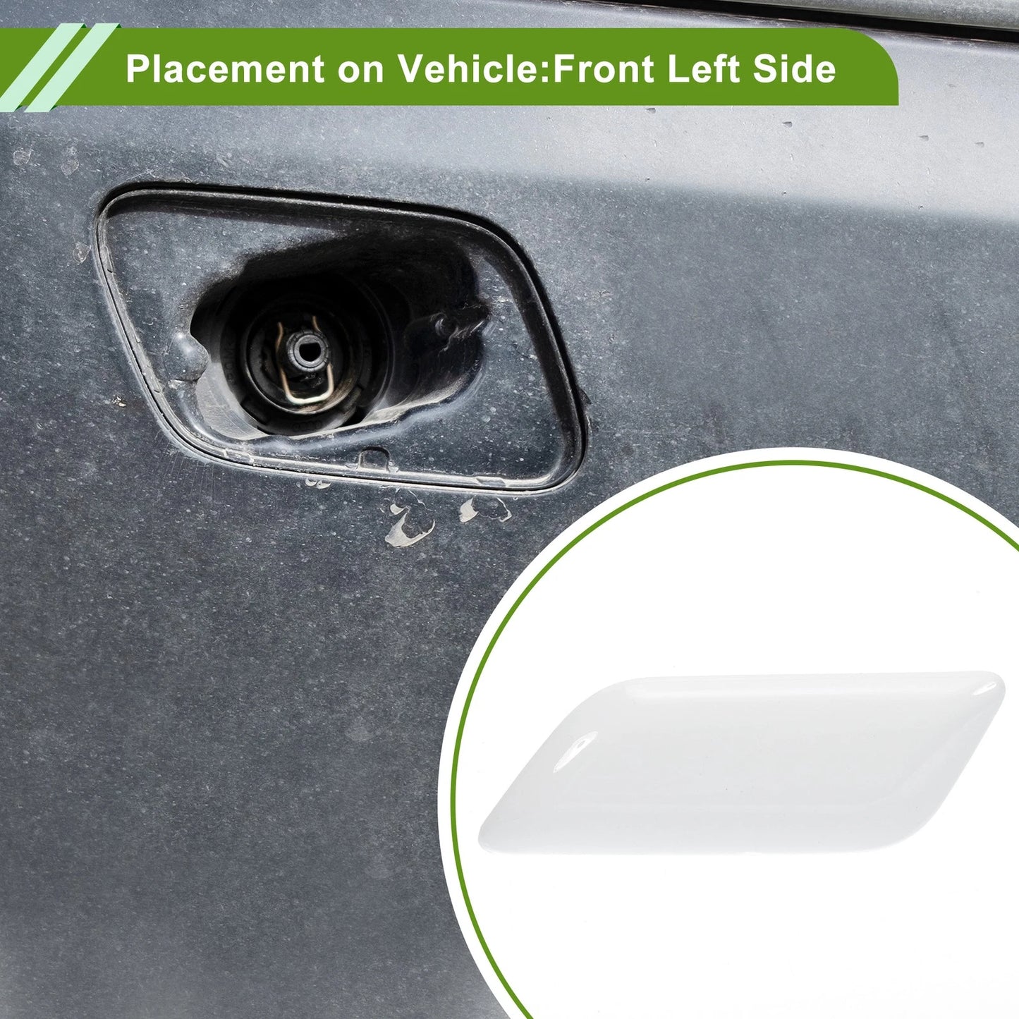 Front Left Washer Nozzle Cover Cap for Toyota Camry (2011–2015)