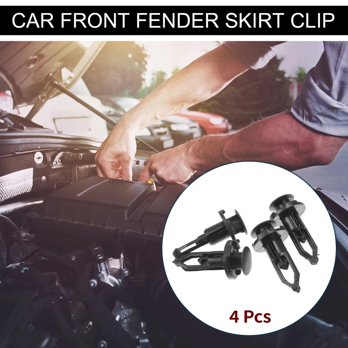 Car Front Fender Skirt Clips for Toyota 4Runner, Avalon (2010-2023) - 4 Pcs