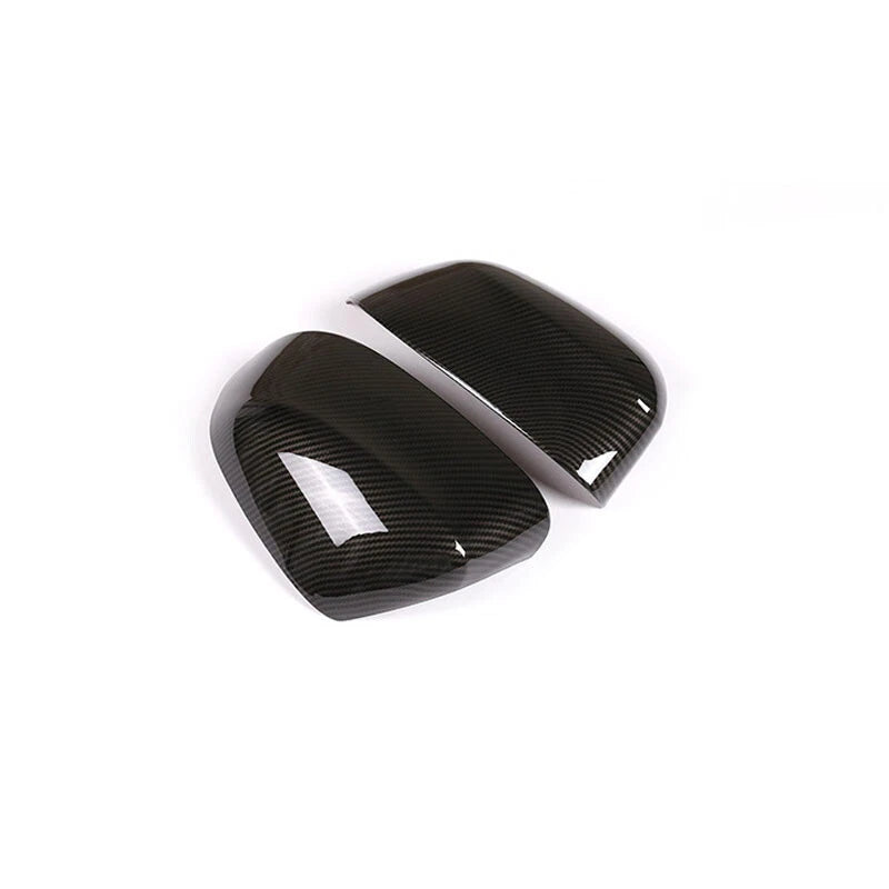 Carbon Style Wing Rearview Mirror Cover Caps Fit For BMW X3 2018-2019