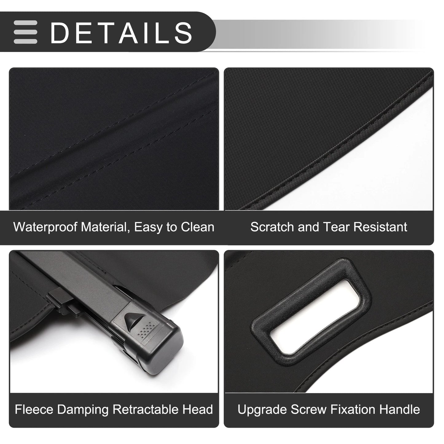 Retractable Cargo Cover for Toyota Land Cruiser Prado FJ150 J150 (2009-2023)