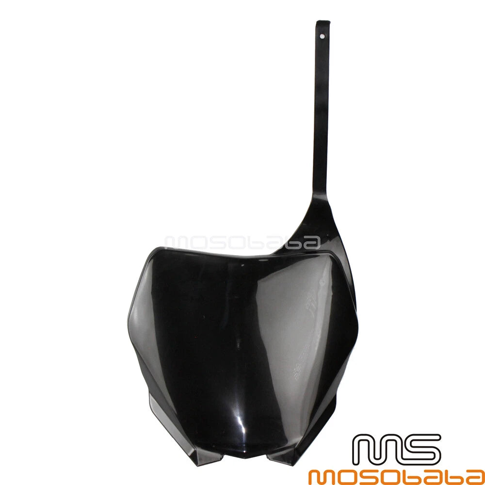 Front Number Plate Black for Yamaha YZ125 YZ250 WR250F WR450F (2007-2014)