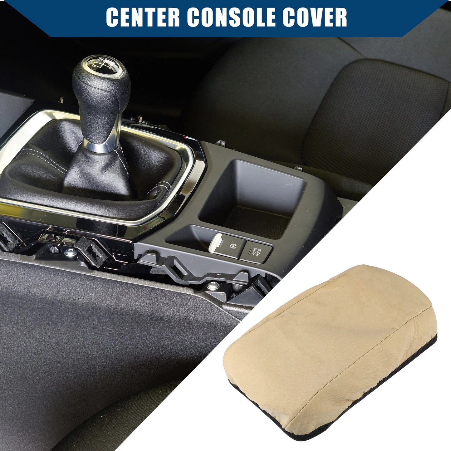 Center Console Armrest Cover Neoprene Brown for Buick Verano (2015–2016)