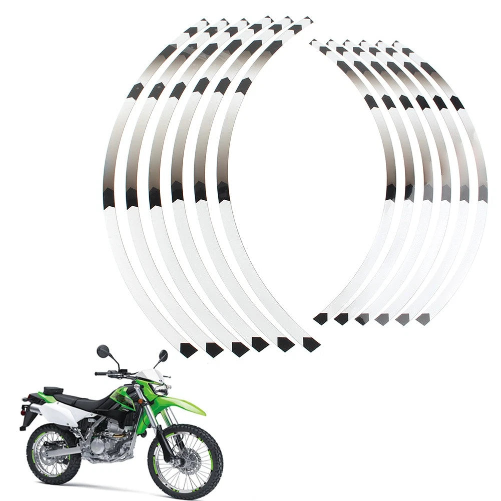 19" Rim Wheel Stickers White for Honda CRF 450R 2002-2021, CRF 250R 2003-2021