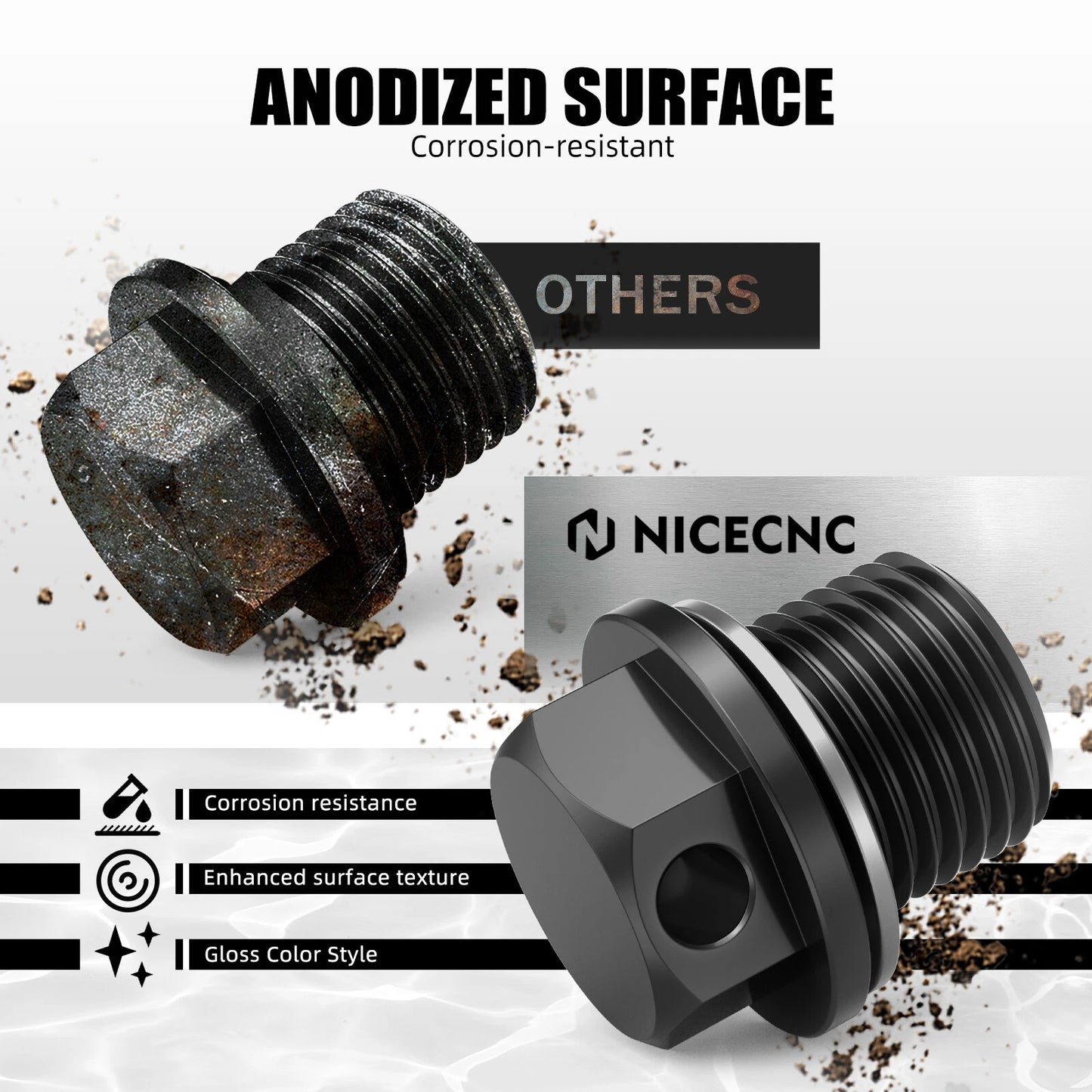 14mm Oil Drain Plug Bolt for Suzuki DR650S/DR650SE (1996-2024)