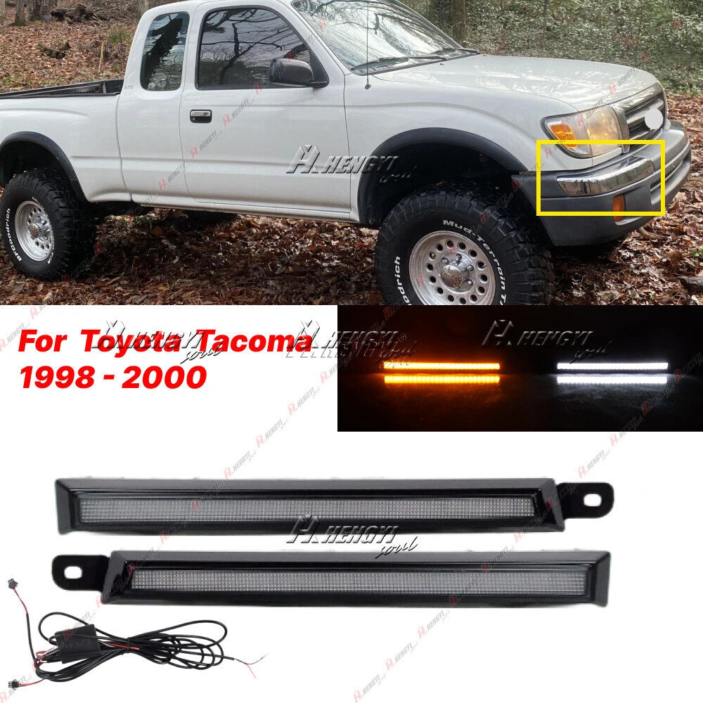 LED Daytime Running Fog w/Turn Signal Lights for Toyota Tacoma (1998–2000)