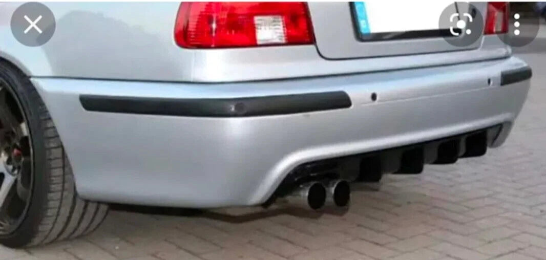 Rear Diffuser for BMW E39 M5 5 Series Left Dual Output Gloss Black (1996-2003)