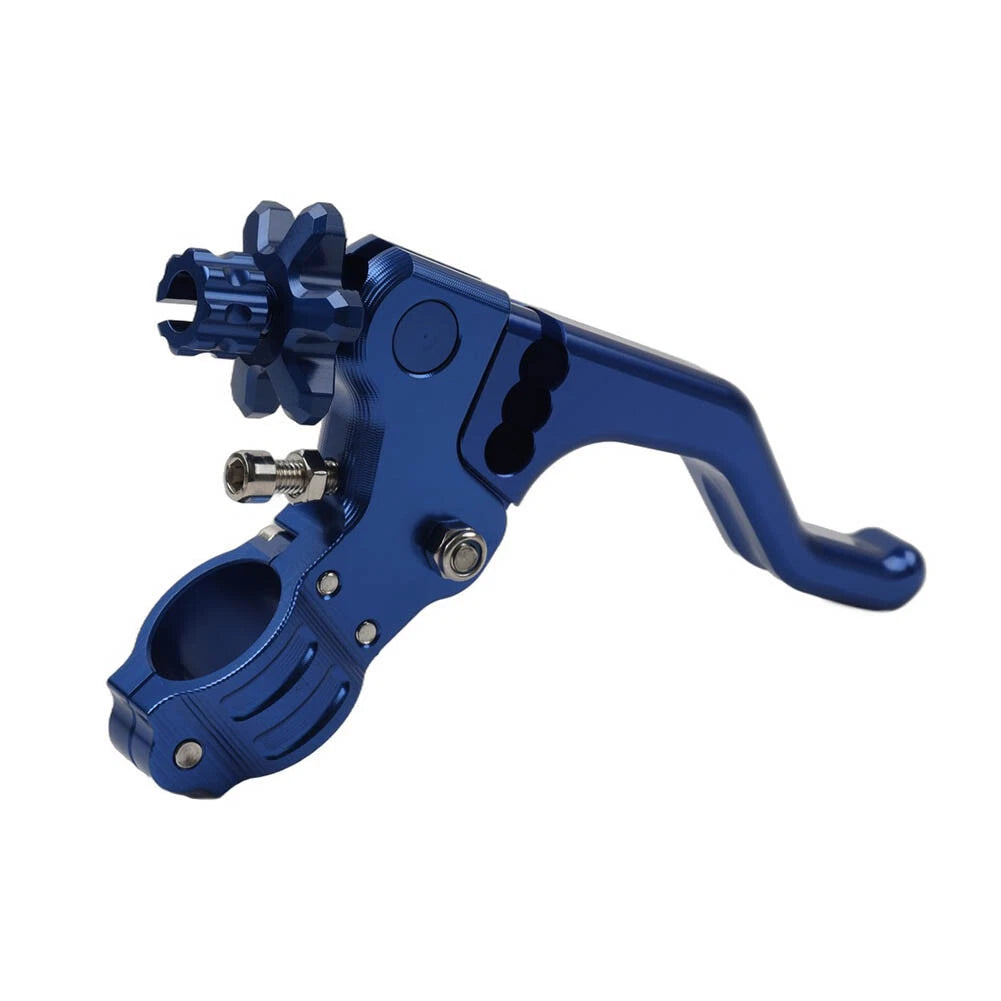 Stunt Clutch Lever 7/8" for Universal Motorcycle - Performance Cable Pull, Blue