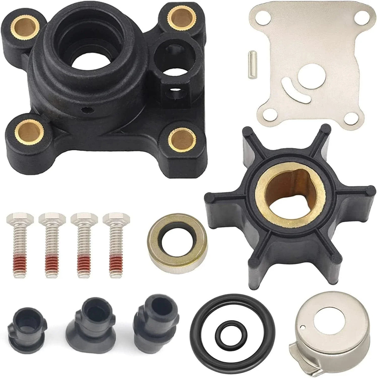 Water Pump Impeller Kit for Johnson/Evinrude 9.9/15 HP Outboard