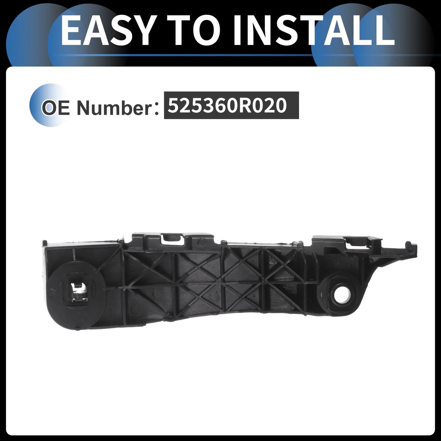 Left Front Bumper Retainer Bracket for Toyota RAV4 (2006-2012)