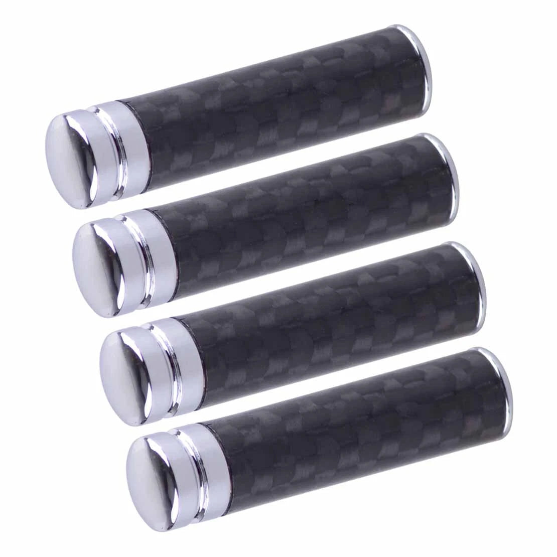 Black Carbon Fibre Door Lock Knob Pins for BMW 1 3 5 Series X3