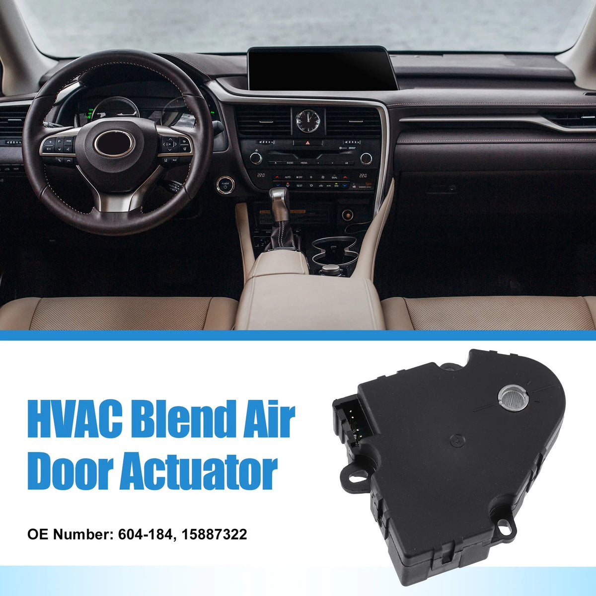 Air Door Actuator Heater Temperature Actuator for GMC Yukon Chevrolet