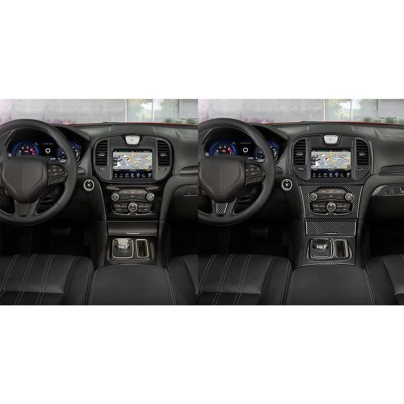 Real Carbon Fiber Interior Full Set Cover Trim Kit for Chrysler 300 2011-2023