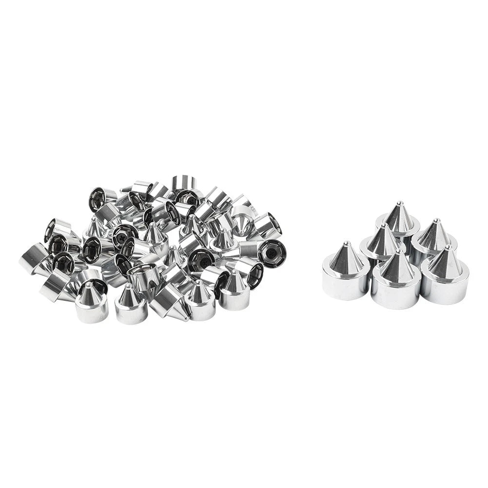 52X Chrome Engine Topper Screw Bolt Cap for Harley Twin Cam Dyna FXD (2000-2017)