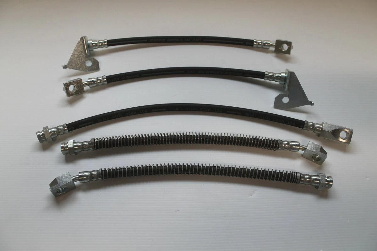 Brake Hose Set for XE Falcon Sedans with Disc Rear Brakes