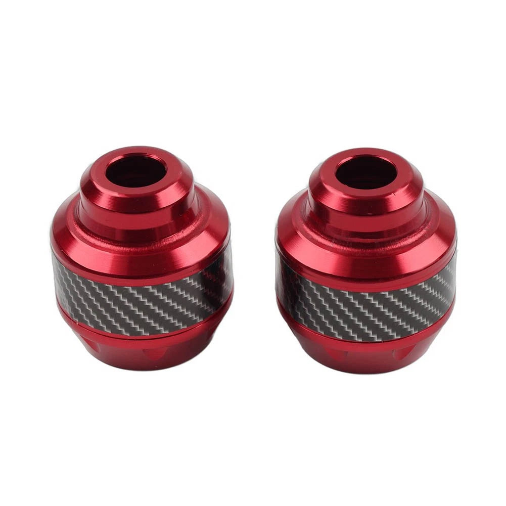 Red Front Fork Frame Sliders Crash Protection for Motorcycle