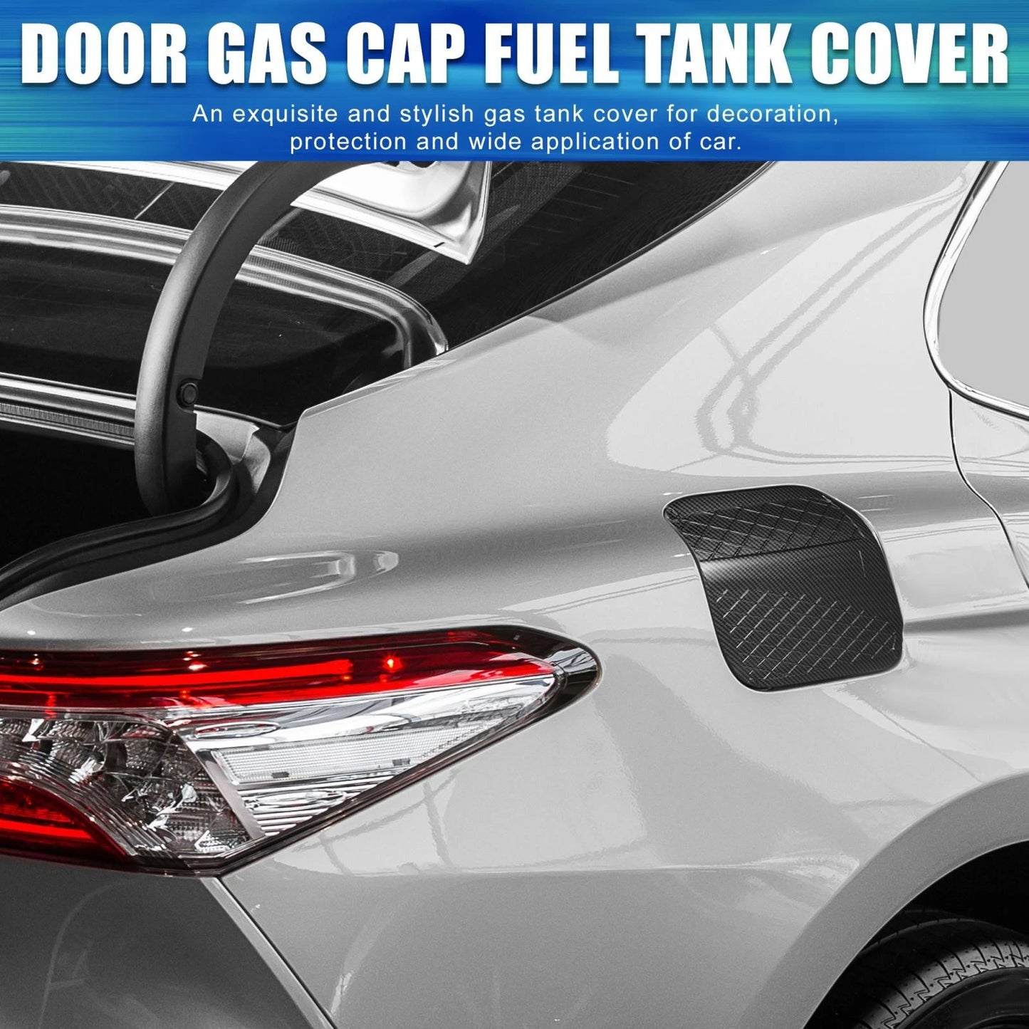 Rear Right Fuel Tank Cover Door Gas Filler Cap for Toyota Camry (2018–2020)