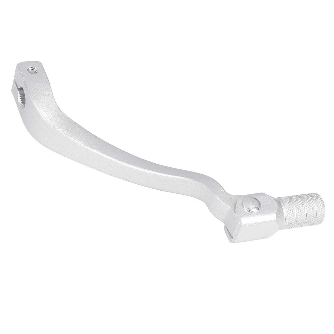 0.39” Aluminum Alloy Motorcycle Shift Lever Folding Gear Shifter Silver Tone